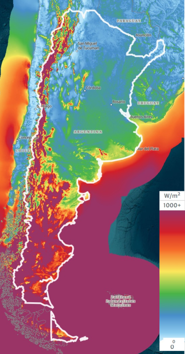 Windressource Argentinien